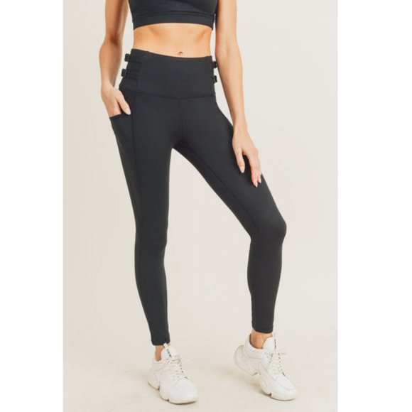 Mono B Pants - Harness Strap Highwaist Leggings